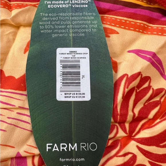 NWT FARM RIO Farm Rio Forest Mixed Scarves Top Size XL. - Picture 6 of 10